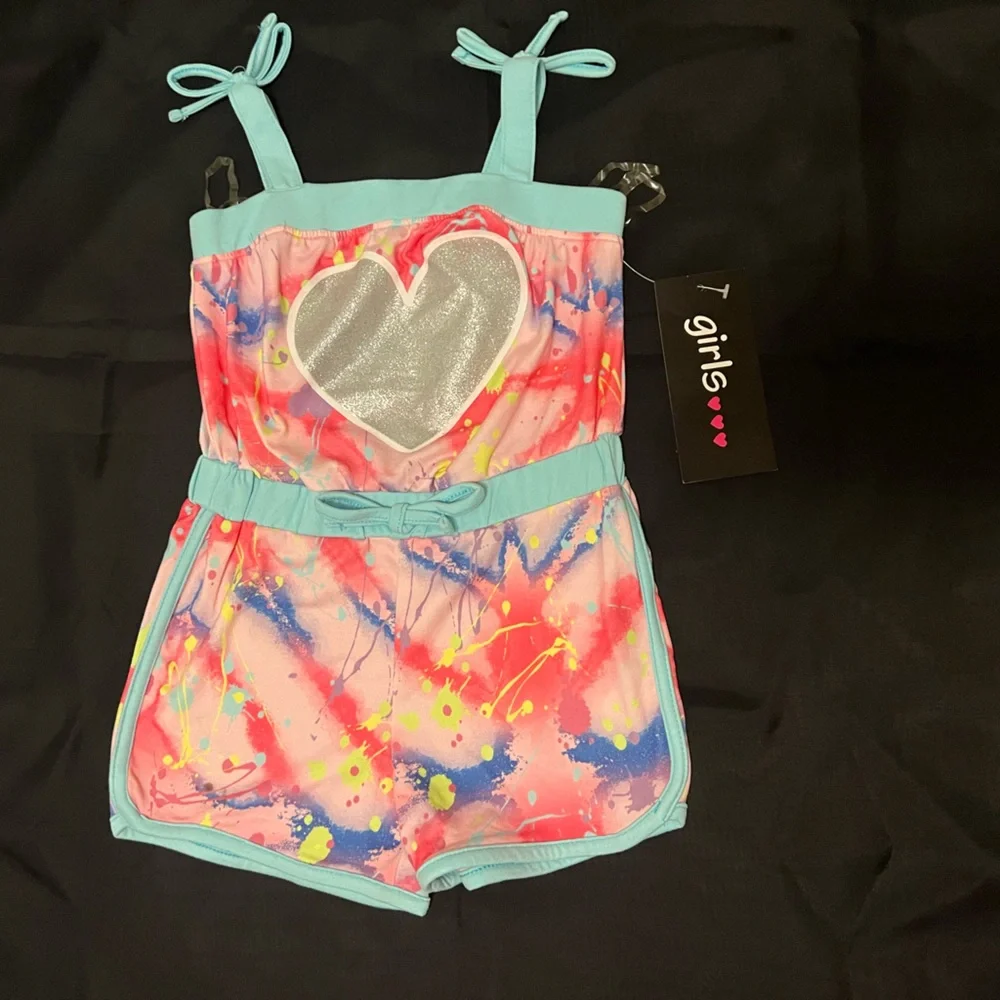 TODDLER 2T rainbow romper - Picture 1 of 5